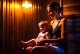 Посещение бани с младенцем